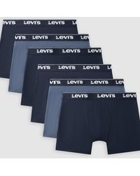 Levi's - Repeat Logo Boxer Brief 6 Pack - Lyst