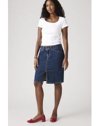 Levi's - Low Midi Rok - Lyst