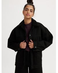 Levi's - Made & Crafted® Long Sherpa Trucker Jacket - Lyst