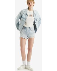 Levi's - Short jean 501® original taille haute - Lyst
