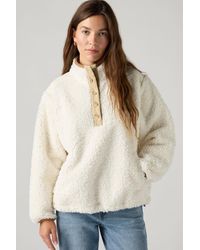 Levi's - Iris Pullover Sherpa Fleece - Lyst