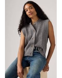 Levi's - Ines Cable Sweater Vest - Lyst