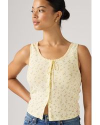 Levi's - Dry Goods Pointelle Lace Tank Top - Lyst
