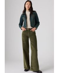 Levi's - 318 Shaping Wide Leg Corduroy Pants - Lyst