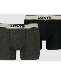 Levi's - Vintage Heather Organic Cotton Boxer Brief 2 Pack - Lyst