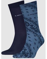 Levi's - Regular Cut Bandana Print Socks 2 Pack - Lyst