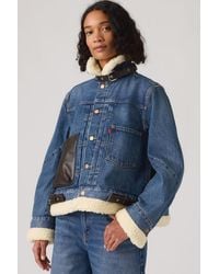 Levi's - X Sacai Sherpa Jacket - Lyst