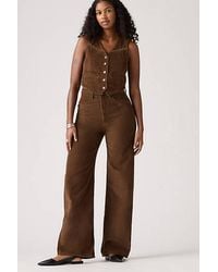 Levi's - Ribcage Wide Leg Braided Jeans - Lyst