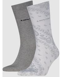 Levi's - Regular Cut Bandana Print Socks 2 Pack - Lyst