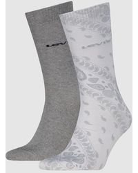 Levi's - Regular Cut Bandana Print Socks 2 Pack - Lyst