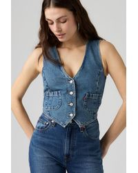 Levi's - Tailored Lightweight Denim Vest - Lyst