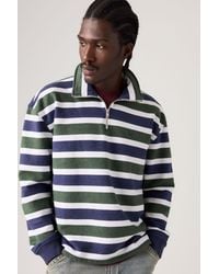 Levi's - Felpa Cameron Con Zip A Tre Quarti - Lyst