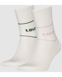 Levi's - Short Cut Logo Sport Socks 2 Pack - Lyst