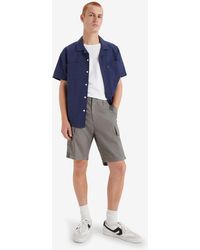 Levi's - Short carrier cargo gris / smokey olive non stretch ripstop - Lyst