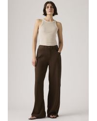 Levi's - Cinch Wide Leg Linen Trousers - Lyst