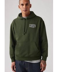 Levi's - Felpa Con Cappuccio Stampata, Taglio Comodo - Lyst