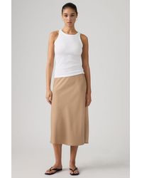 Levi's - Ariel Midi Slip Skirt - Lyst