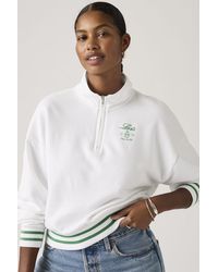 Levi's - Graphic Everyday Quarter Zip Sweatshirt - Lyst