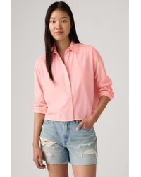 Levi's - Cropped Harlie Shirt - Lyst