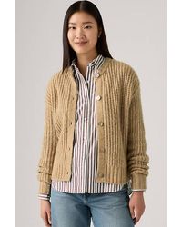 Levi's - Cardigan Luna Con Bottoni Di Conchiglia - Lyst