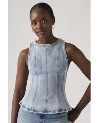 Levi's - Leighton Peplum Top - Lyst