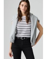 Levi's - Pleated Muscle Tank Top - Lyst