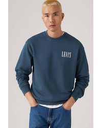 Levi's - Felpa Comoda A Girocollo Con Stampa - Lyst