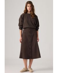 Levi's - Yoked Western Skirt - Lyst