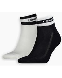 Levi's - Mid Cut Sport Stripe Socks 2 Pack - Lyst