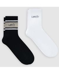 Levi's - Mid Cut Socks 2 Pack - Lyst