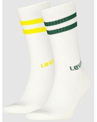 Levi's - Regular Cut Sport Stripe Socks 2 Pack - Lyst