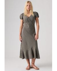 Levi's - Lira Short Sleeve Midi Dress - Lyst
