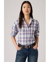 Levi's - Camisa De Franela Western Harlie - Lyst