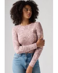 Levi's - Graphic Essential Baby Long Sleeve Tee - Lyst