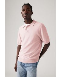 Levi's - Sweater Knit Cotton Linen Polo - Lyst