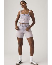 Levi's - High Rise Baggy Shorts - Lyst