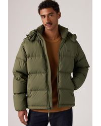 Levi's - Rockwell Hooded Puffer - Lyst