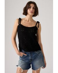 Levi's - Abbey Tie Shoulder Sweater Tank Top - Lyst