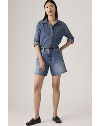 Levi's - High Rise Baggy Shorts - Lyst