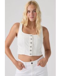 Levi's - Audra Seamed Lightweight Top - Lyst