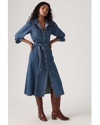 Levi's - Robe Longue Et Manche Longue Journey Lightweight - Lyst