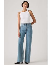 Levi's - Ribcage Wide-Leg Belted Jeans 005Lk-0000 - Lyst
