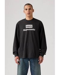 Levi's - X Oasis Band T Shirt Met Lange Mouwen - Lyst