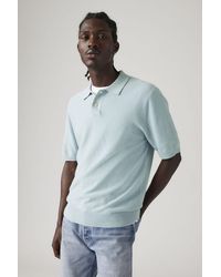 Levi's - Sweater Knit Cotton Linen Polo - Lyst