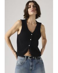 Levi's - Helen Mini Boucle Vest - Lyst