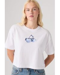 Levi's - Graphic Cropped Anyday Tee - Lyst