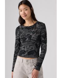 Levi's - Graphic Essential Baby Long Sleeve Tee - Lyst