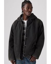 Levi's - Deck Hoodie Sherpa Jacket - Lyst