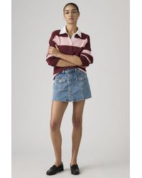 Levi's - Jupe Short Boutonnée Devant - Lyst