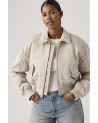Levi's - Bowie Cropped Bomber Jacket - Lyst